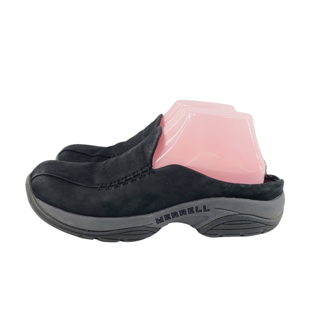 Merrell, Clog Mules Comfort, Outdoor, Casual, Slip On Shoes, Womens Size 9 Black